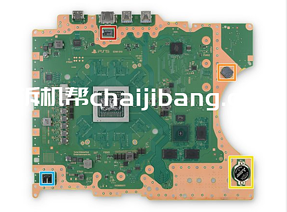 拆解索尼游戏机PlayStation 5