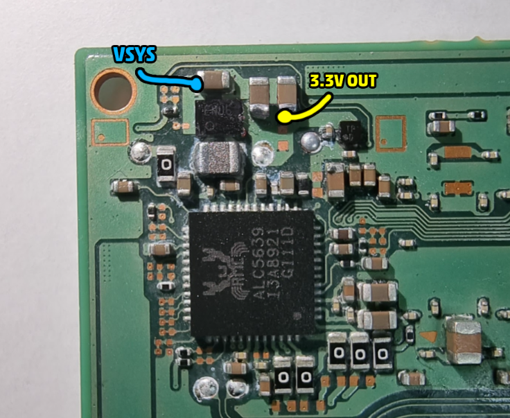 Switch主板检测二3.3V稳压器检查