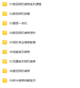 数码相机，卡片相机维修教程