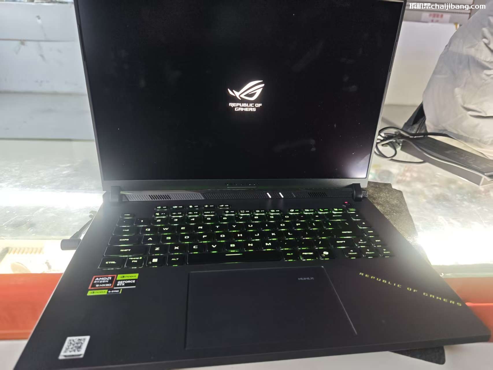华硕ROG G614FR 开机显示logo不开机拆解