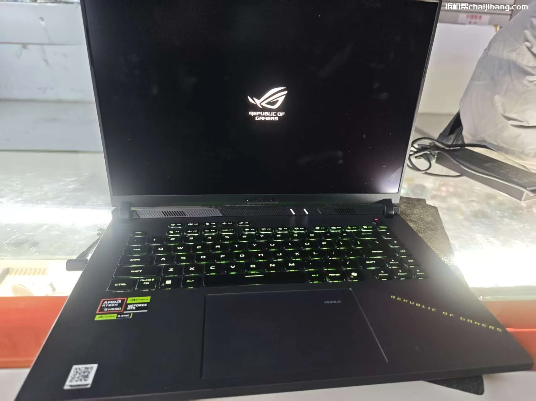 华硕ROG G614FR 开机显示logo不开机拆解