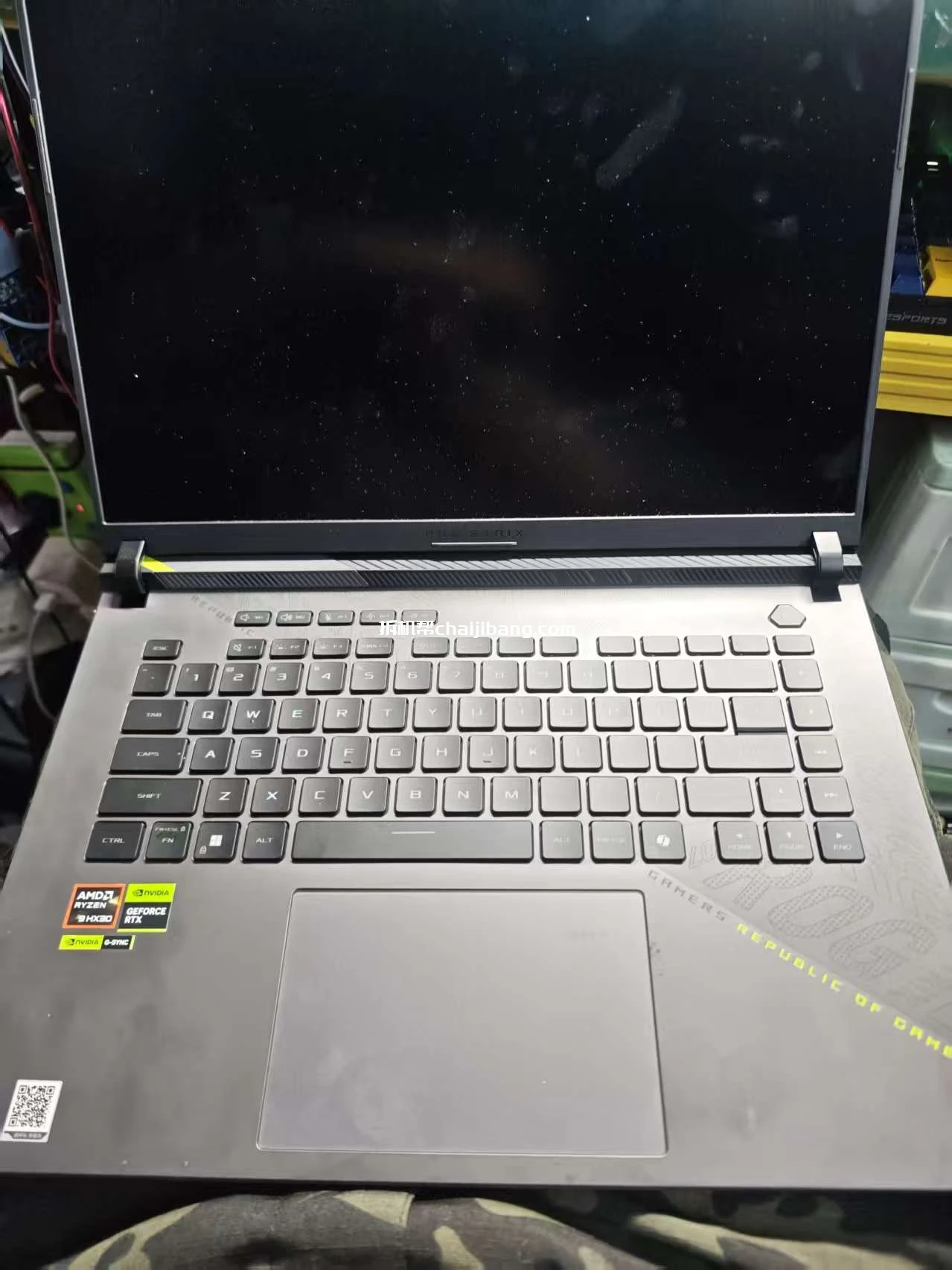 华硕ROG G614FR 开机显示logo不开机拆解