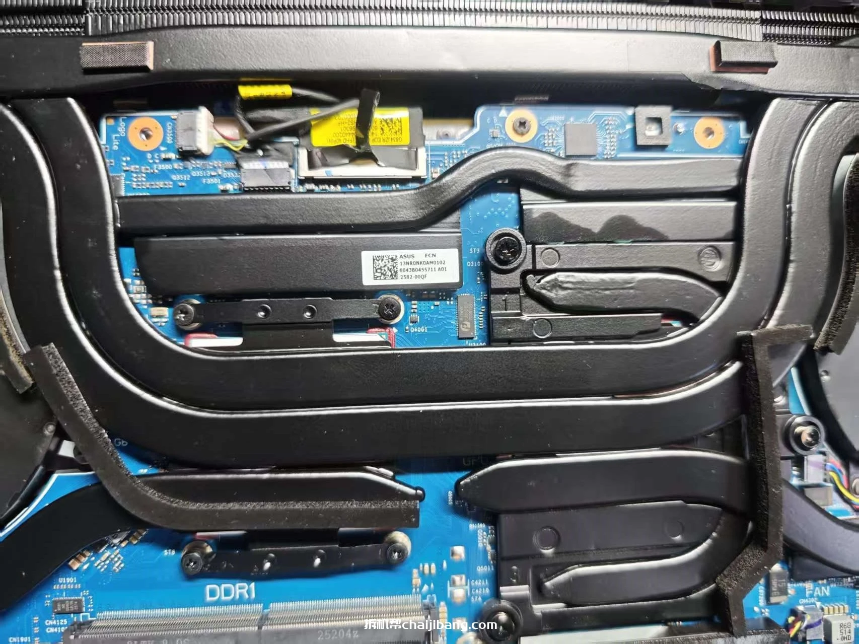 华硕ROG G614FR 开机显示logo不开机拆解