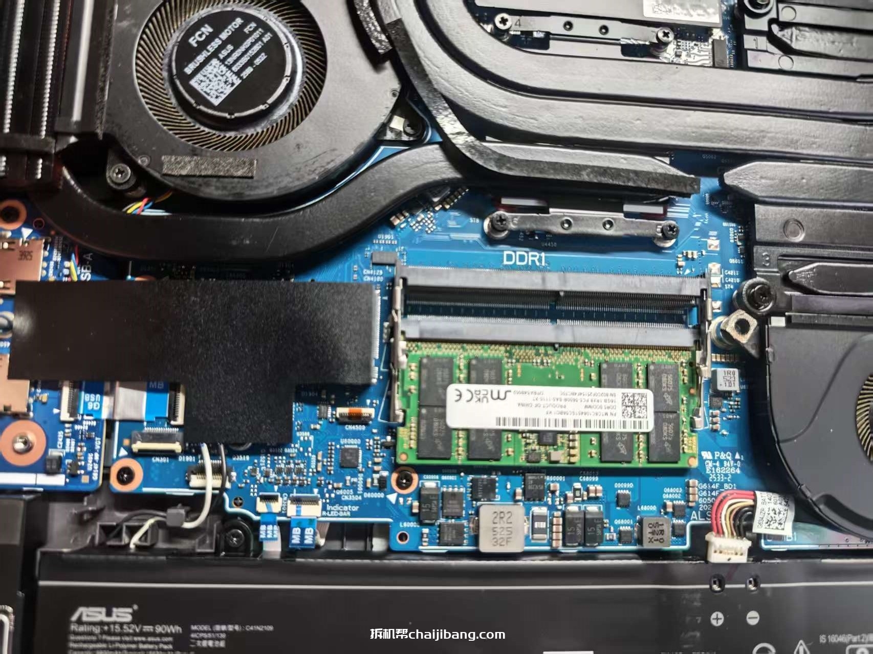 华硕ROG G614FR 开机显示logo不开机拆解