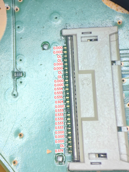PS5主板接口测量数据