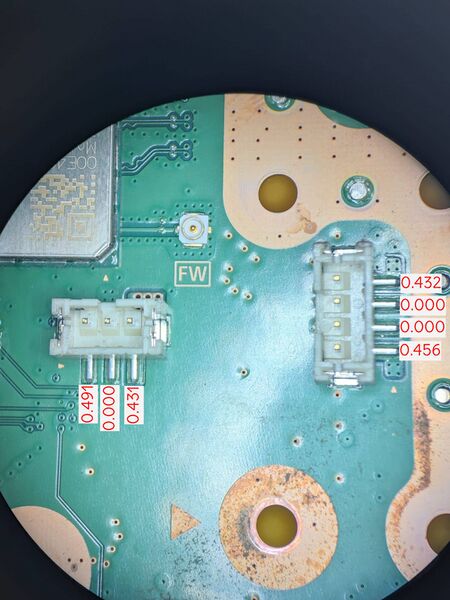 PS5主板接口测量数据