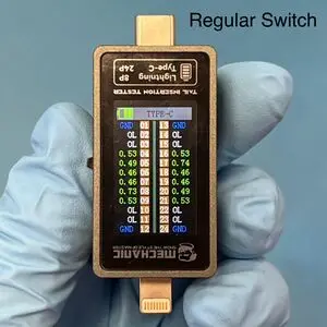 任天堂Switch尾插二极管模式读数