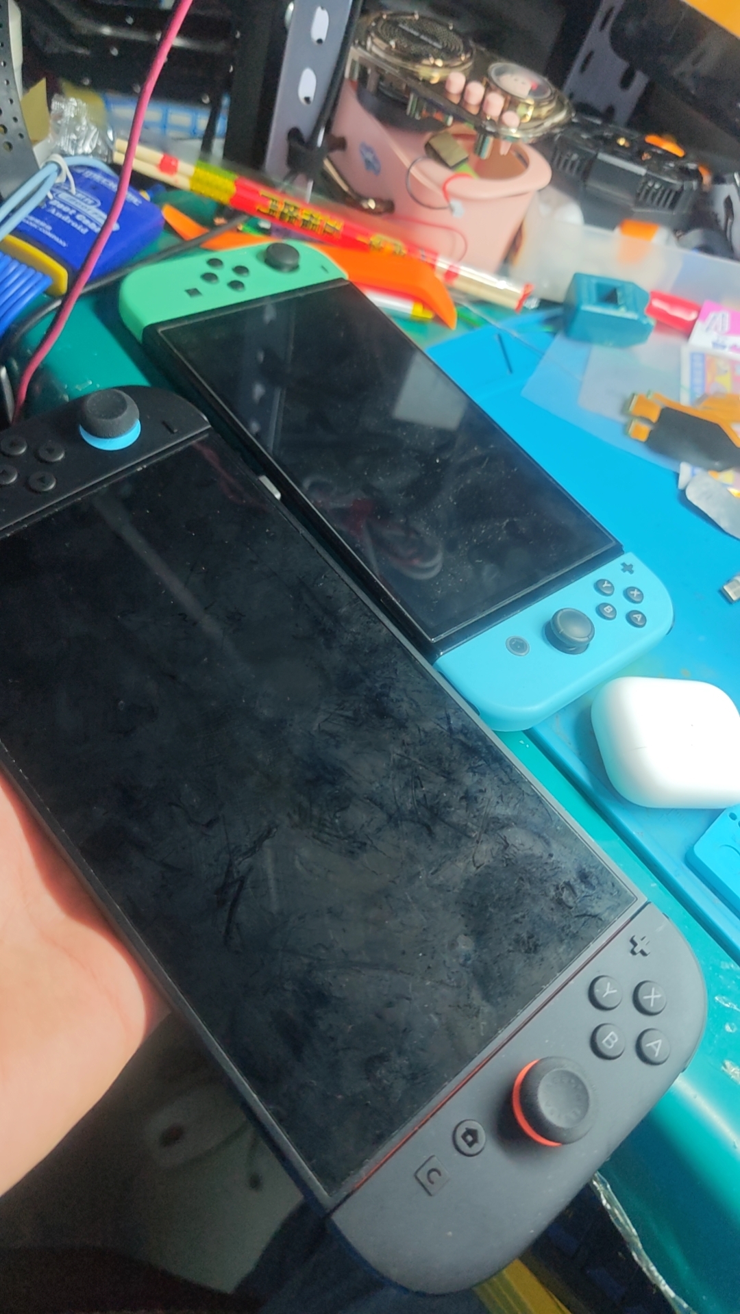修一台任天堂Switch2游戏机进尿二修机