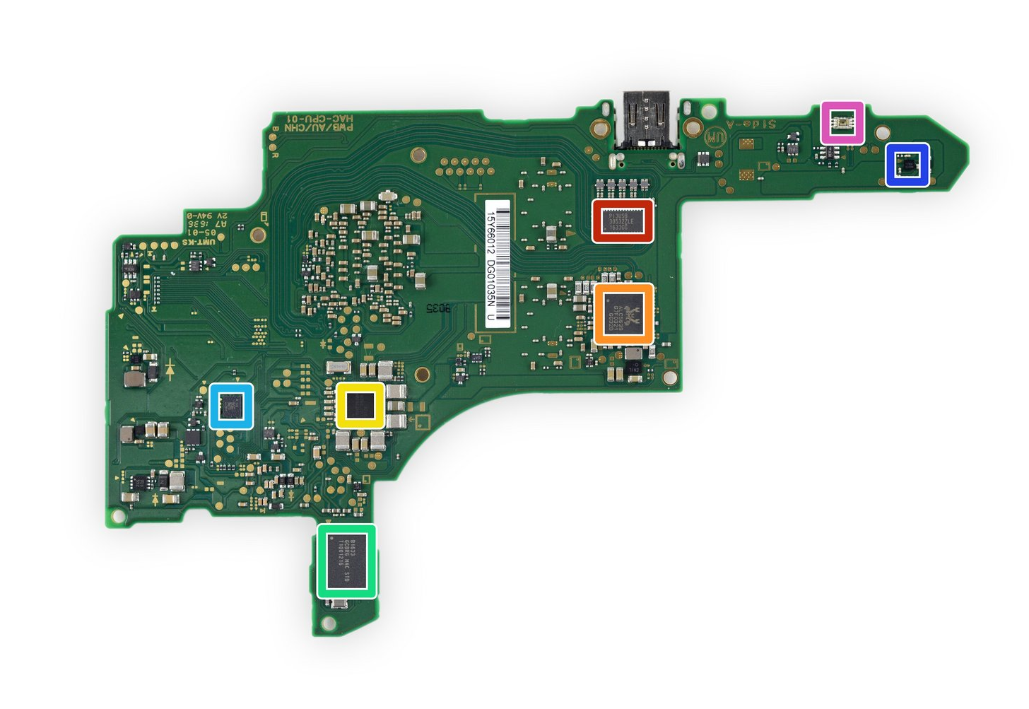Nintendo Switch 拆解主板芯片信息