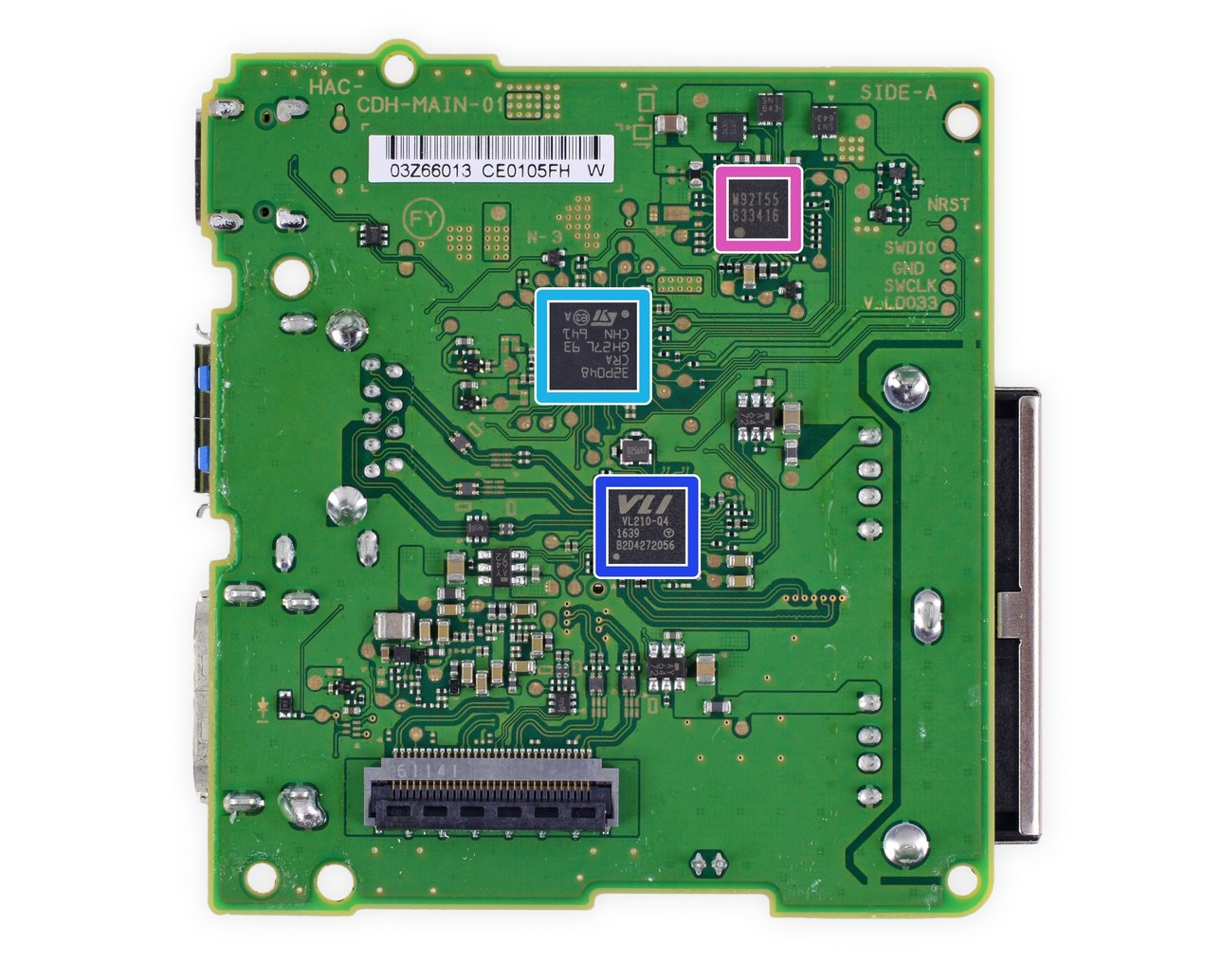 Nintendo Switch 拆解主板芯片信息