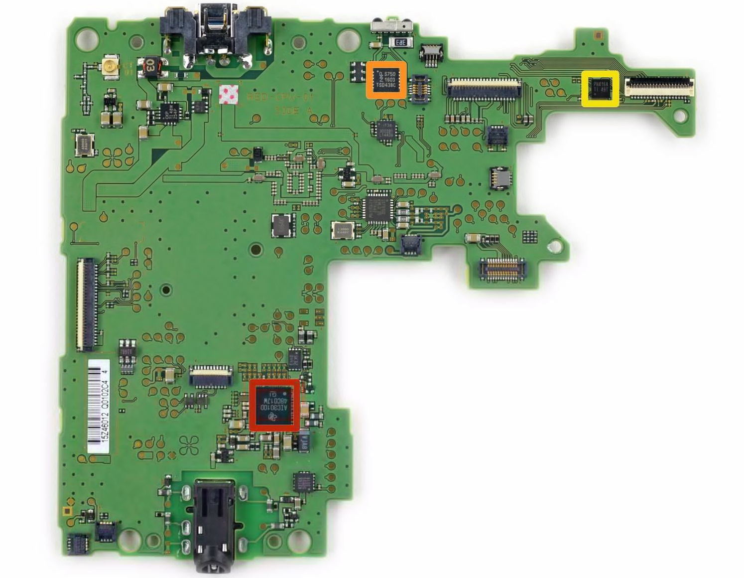 任天堂新3DS XL拆解主板芯片信息