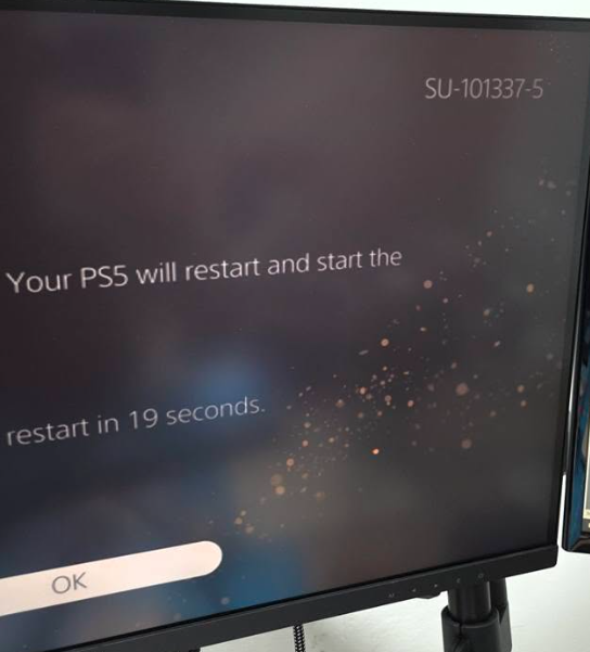 PS5故障  无法更新 SU 101337-5