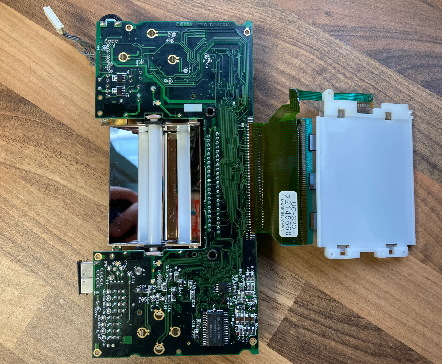 1992年世嘉Game Gear游戏老游戏机拆解维修