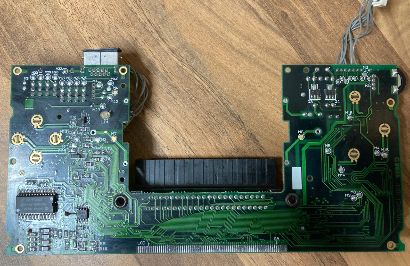 1992年世嘉Game Gear游戏老游戏机拆解维修