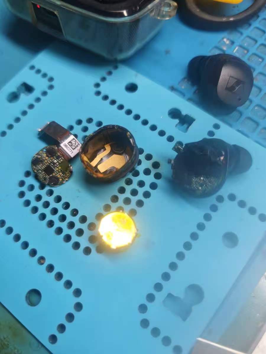 森海塞尔蓝牙耳机拆机更换电池