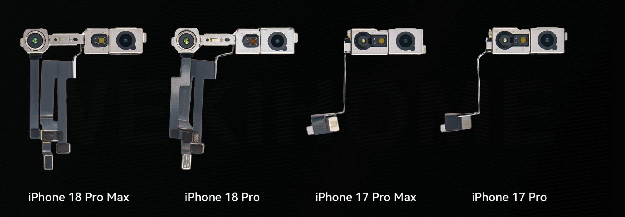 iPhone 18 Pro摄像头拆解分析